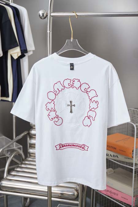 2025年12月22日秋冬新作Chrome Hearts半袖 tシャツ人気商品/XQY工場