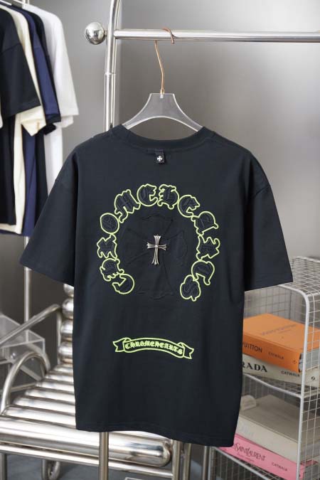 2025年12月22日秋冬新作Chrome Hearts半袖 tシャツ人気商品/XQY工場
