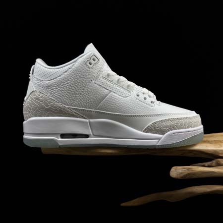2025年12月25日入荷新品Jordan Air Jordan 3 retro pure white OG人気 スニーカー男女兼用/誕生日プレゼント/XH工場