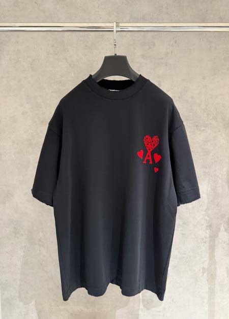 2025年12月23日秋冬新作AMI tシャツ高品質人気商品...