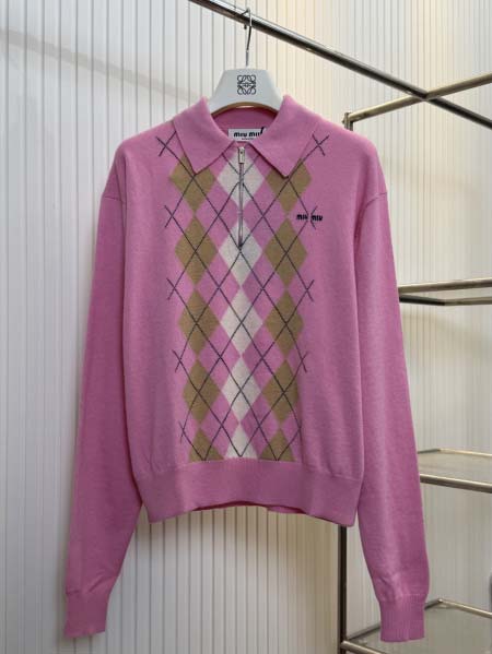 2025年12月29日秋冬新作miumiuニットのセーター高...