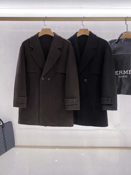 2025年12月30日新作HERMESオーバーコート秋冬高級...