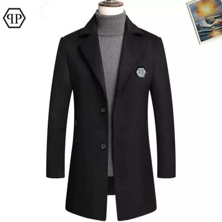 2026年1月4日PHILIPP PLEIN新作秋冬のダッフルコートに厚手のロングスーツビジネス紳士人気商品/TY工場