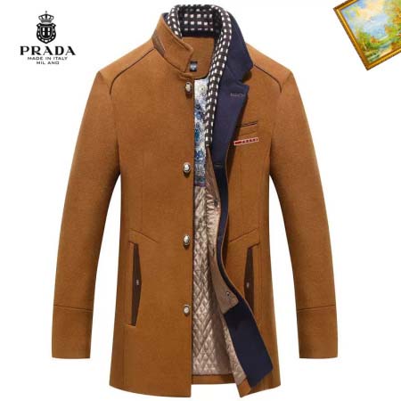 2026年1月4日Prada新作秋冬のダッフルコートに厚手のロングスーツビジネス紳士人気商品/TY工場