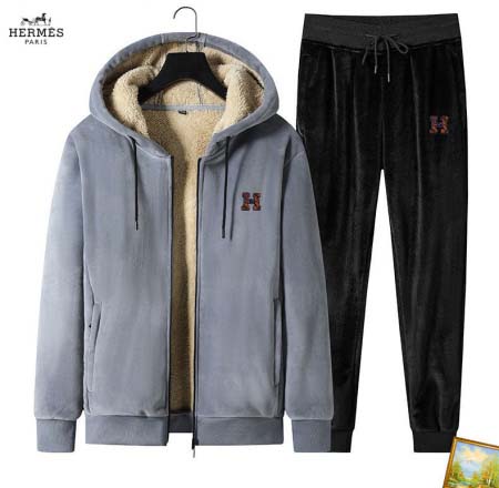 2026年1月8日新作Hermes 冬のウール/暖です上下セットJX工場