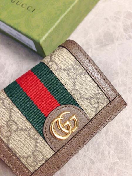 2026年1月13日新作 高品質Gucci財布GG SupremePVCG :523155  W11xH9xD3cm //GQ工場