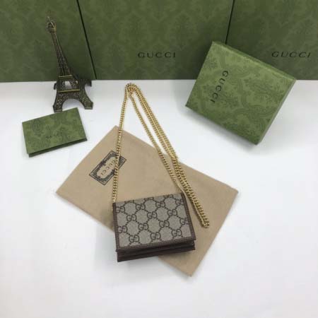 2026年1月13日新作高品質Gucciバッグ財布623180 pvc：W11×H8.5cm/GQ工場