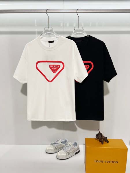 2026年1月23日新作Prada半袖 tシャツ高品質人気商品/誕生日プレゼント/FF工場