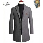2026年1月4日Hermes新作秋冬のダッフルコートに厚手のロングスーツビジネス紳士人気商品/TY工場