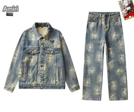 2026年1月8日Amiri 新作デニムの上下スーツ人気商品...
