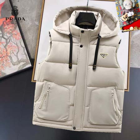 2026年1月9日PRADA 新作 羽毛綿のベストJX工場