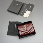 2026年1月12日新作高品質Saint Laurent財布w13.5×h9.5×d3cm     /GQ工場