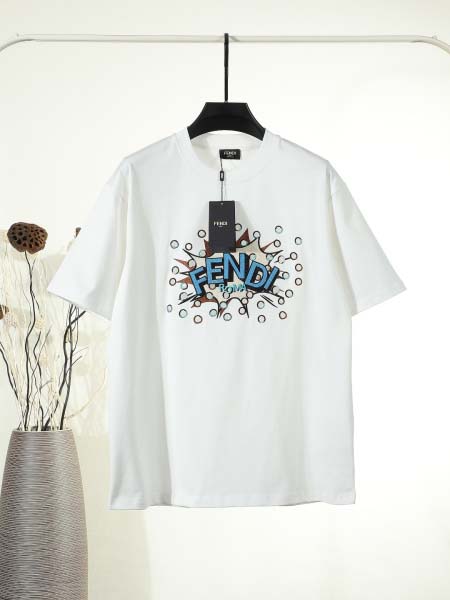2026年1月14日新作Fendi半袖 tシャツ高品質人気商...