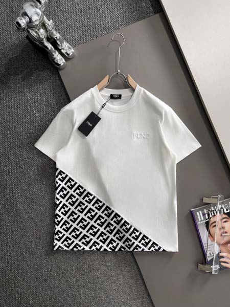 2026年1月20日新作FENDI半袖 tシャツ高品質人気商...