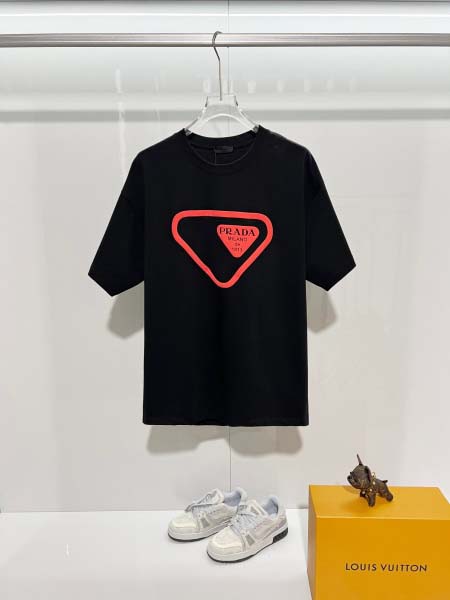 2026年1月23日新作Prada半袖 tシャツ高品質人気商...