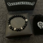 2026年1月31日入荷新品クロムハーツ黒曜石のブレスレットギフト/誕生日/記念品/アクセサリーxin工場