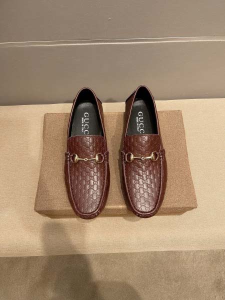 2026年2月25日入荷新作Gucci男性用靴人気商品★/誕生日プレゼント/流行/高品質/JY工場Size:37-45