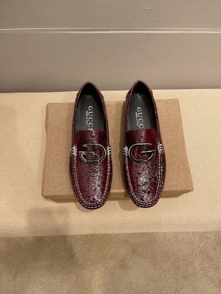 2026年2月25日入荷新作Gucci男性用靴人気商品★/誕生日プレゼント/流行/高品質/JY工場Size:37-45