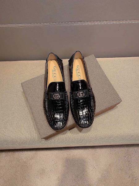 2026年2月25日入荷新作Gucci男性用靴人気商品★/誕生日プレゼント/流行/高品質/JY工場Size:37-45