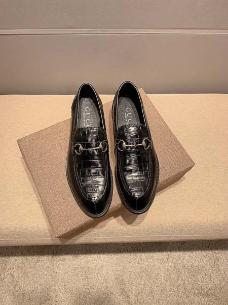 2026年2月25日入荷新作Gucci男性用靴人気商品★/誕生日プレゼント/流行/高品質/JY工場Size:38-45