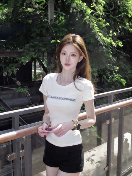 2026年2月26日入荷早春新作Alexander Wang半袖 tシャツファッション/誕生日プレゼント/贈り物 can工場