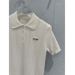 2026年2月26日入荷早春新作MiuMiu半袖 tシャツファッション/誕生日プレゼント/贈り物 can工場
