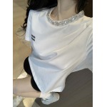 2026年2月26日入荷早春新作 miumiutシャツファッション/誕生日プレゼント/贈り物 can工場