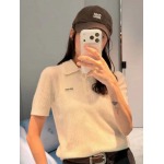 2026年2月26日入荷早春新作Miumiu半袖 tシャツファッション/誕生日プレゼント/贈り物 can工場