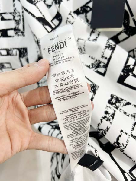 2026年3月17日新作FENDI半袖 tシャツ人気商品/誕生日プレゼント/FF工場