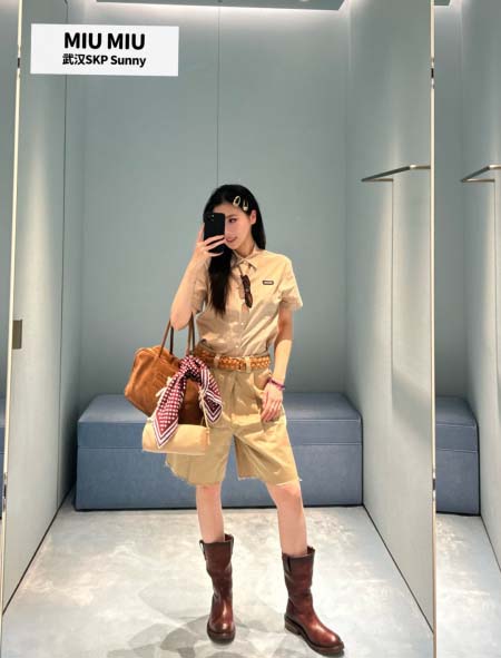 2026年3月9日入荷早春新作Miumiu女性用ファッション/誕生日プレゼント/贈り物 can工場