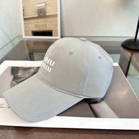 2026年3月22日入荷早春新作MiuMiu帽子／野球帽ファッション/誕生日プレゼント/贈り物 HT工場
