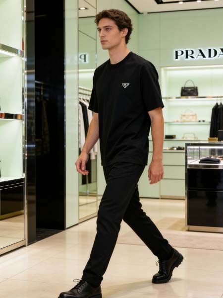 2026年3月31日入荷新作Prada半袖Tシャツ春夏高品質超厳選★入手困難/LD工場