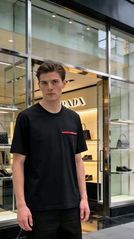 2026年3月31日入荷新作Prada半袖Tシャツ春夏高品質超厳選★入手困難/LD工場