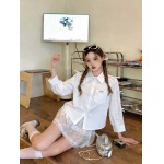 2026年3月6日入荷早春新作 Miumiuシャツファッション/誕生日プレゼント/贈り物 can工場