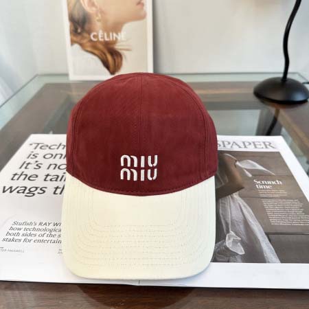 2026年3月22日入荷早春新作 Miumiu帽子／野球帽フ...