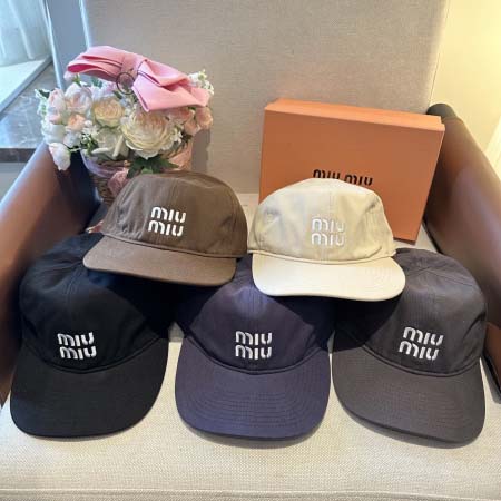 2026年3月22日入荷早春新作MiuMiu帽子／野球帽ファ...