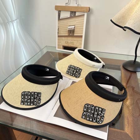 2026年3月22日入荷早春新作Miumiu帽子／野球帽ファ...