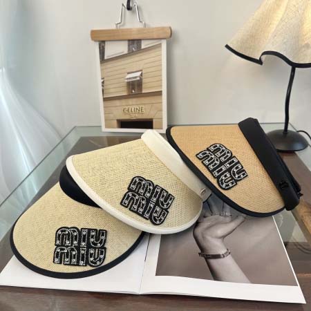 2026年3月22日入荷早春新作Miumiu帽子／野球帽ファ...