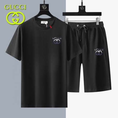 2026年4月3日新作Gucci短袖スーツ上下春夏人気商品M...