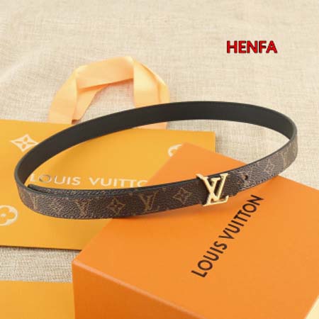 2023年高品質新作入荷ルイヴィトン女性ベルト20mm 本革 henfa工場