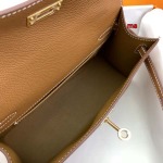 エルメス高品質新作入荷本革Minikellyブランドバッグ H工場 SIZE: