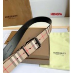 2023年高品質新作入荷バーバリー ベルト 35mm本革 henfa工場