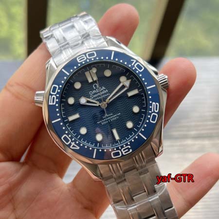 オメガ 高品質石英 42mm 腕時計 yaf工場