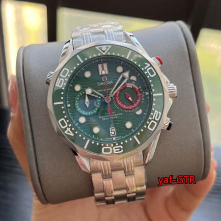 オメガ 高品質石英 41mm 腕時計 yaf工場
