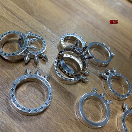 2024年原版復刻新作入荷クロムハーツ925銀 指輪 926工場