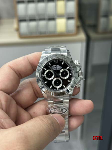 ロレックス高品質42mm自動巻 腕時計