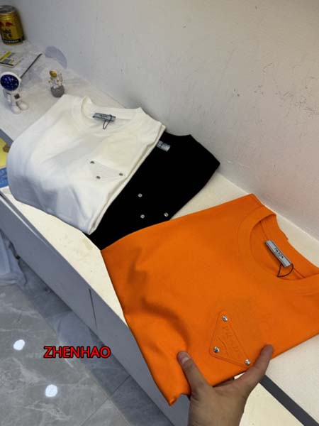 2024年6月19日夏季高品質新作入荷PRADA半袖 Tシャ...