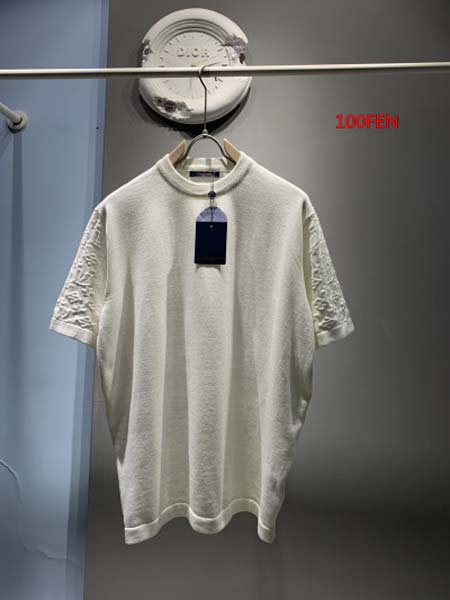 2024年7月11日夏季高級品新品入荷 ルイヴィトン半袖 Tシャツ 100fen工場