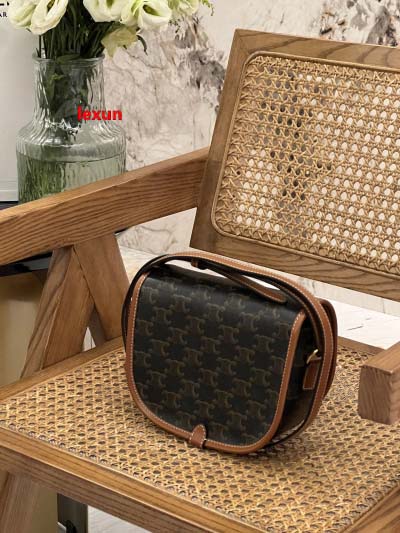 2025年早春新品入荷 CELINE  本革 バッグ lexun工場18*17*6.5cm