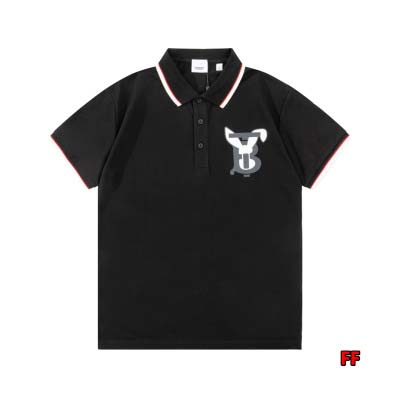 2025年新品春夏バーバリーポロシャツ 半袖Tシャツ FF工...